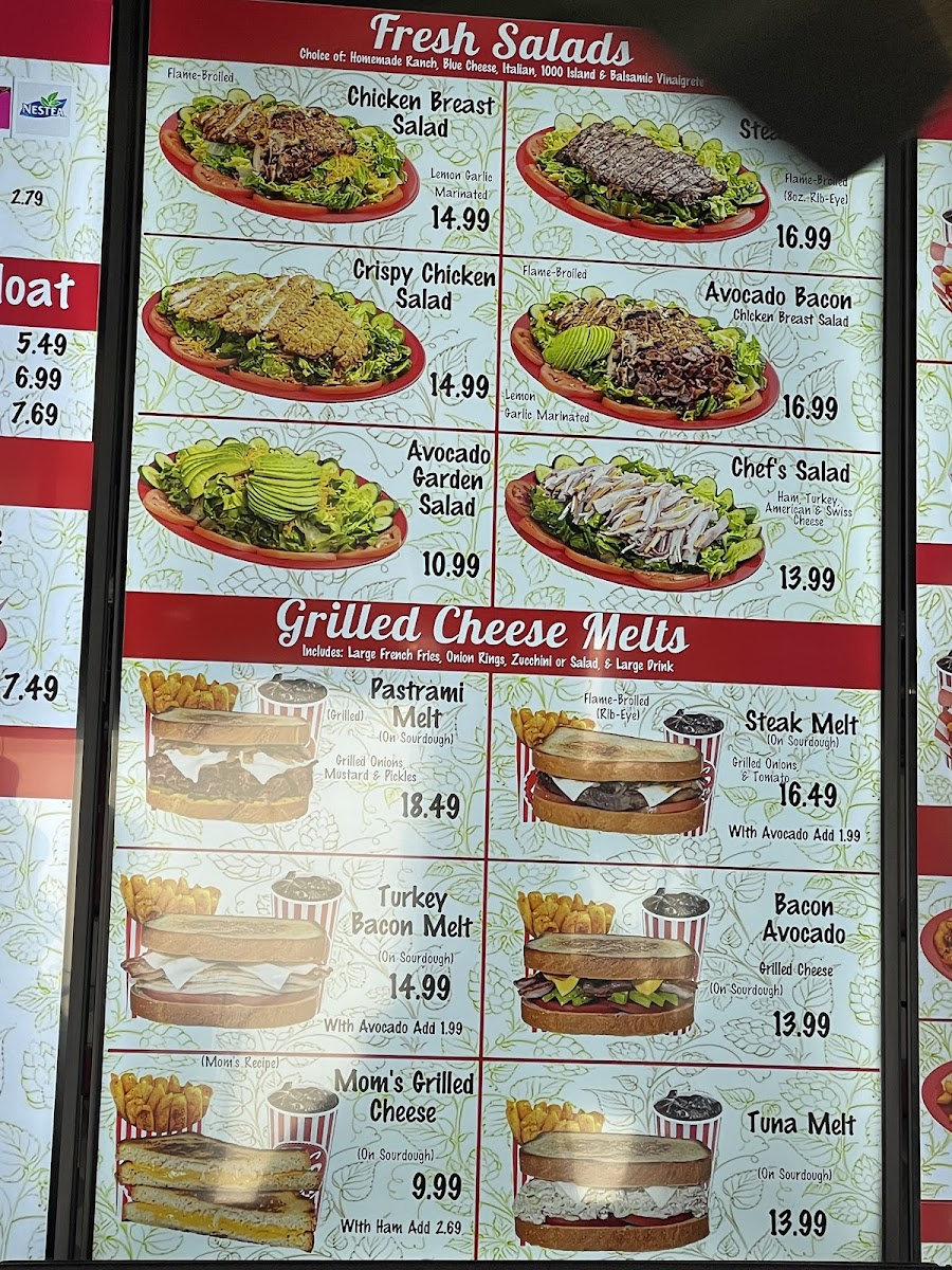 P & G Burgers Menu - Image 2